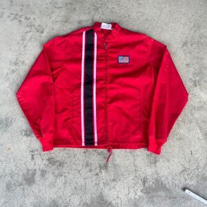 Vintage Al Kaly Legion of Honor Red Satin Racing style Jacket 🇺🇸